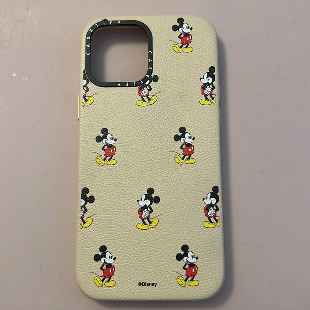 Casetify Leather Magsafe Mickey Mouse iPhone 13 Pro Max